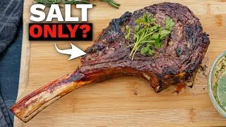 Easy Quick, Grilled Tomahawk Steak on Kettle