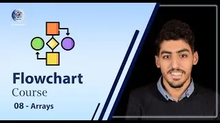 08 - Arrays Flowgorithm - المصفوفات ( Flowchart Course ) - شرح بالعربي