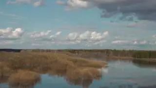 Колва, весна, половодье и гора Полюд