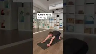 Straight leg jump through 