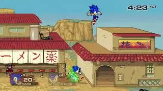 SSF2 Mod Battles: Overpowered Sonic V3 vs Archie Sonic