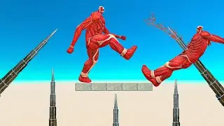Titan Against Itself Who Can Not Fall? ► Animal Revolt Battle Simulator