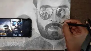 mirzapur season 2 | Mirzapur season 2 poster drawing  | HOw to draw Kalin bhaiya Easy