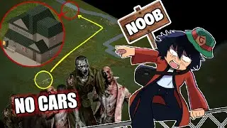Can A NOOB Survive JUST WALKING From City to City in Project Zomboid?