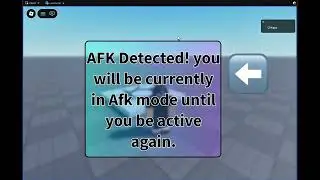 How to make an Afk Detection system in Roblox Studio