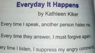 Everyday it Happens || Q\As || poem Class 8 English