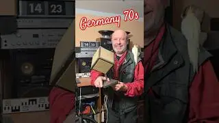 70s Vintage Rare CUBE SPEAKER BOX  Germany Sound Test - inspired by GRUNDIG AUDIORAMA 700