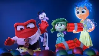Inside Out 2 Joy Anger Disgust & Blow Up The Memory Vault Ride The Avalance To The HQ