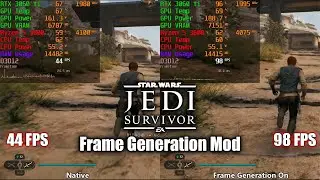STAR WARS Jedi Survivor FSR 3 Frame Generation Mod