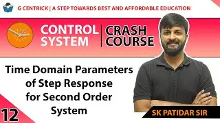 Lec 12 Time Domain Parameters of Step Response for Second Order System || CRASH Course || GATE-2022