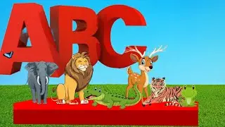 ABC Alphabets Nursery | Alphabet A - Z | Learn Animal Names | Nursery Rhymes | Cartoons