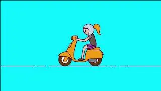 Scooter animation