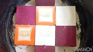 crunchy dyed and fresh weimy gymchalk blocks 🥰#freshgymchalk #dyedgymchalk #crunchyasmr