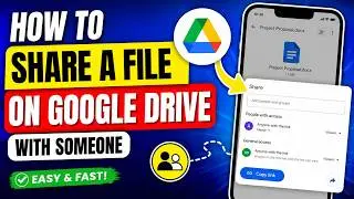 How to Share a File on Google Drive with Someone (Step-by-Step)