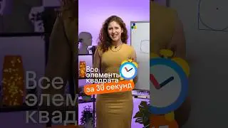 Все элементы квадрата #ОГЭ #ЕГЭ #математика