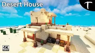 Minecraft Desert House Tutorial [How to Build]