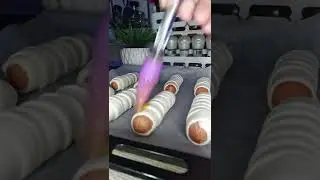 Sausages in puff pastry in 5 minutes