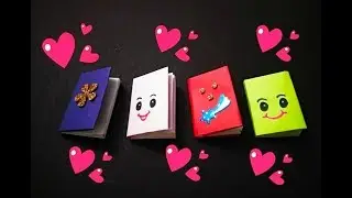 Cute mini booklet | How to make mini notebook | Diy mini booklet | how to make booklet