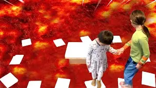 ЭКСТРЕМАЛЬНЫЙ ПОЛ ЭТО ЛАВА ЧЕЛЛЕНДЖ !EXTRAORDINARY FLOOR OF THIS LAVA CHALLENGE!
