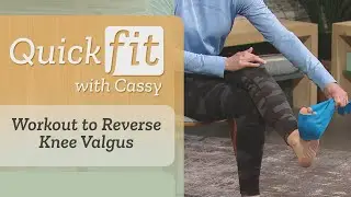 Workout to Reverse Knee Valgus | Quick Fit with Cassy
