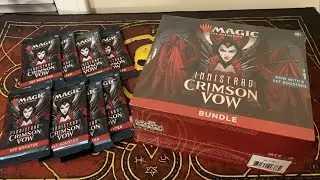 MTG Innistrad Crimson Vow Bundle vs Random Booster packs... Huge Mythic Hits.... What won???