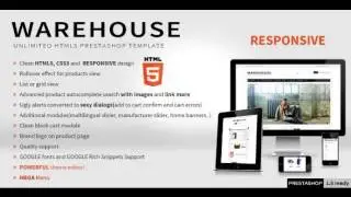 Preview Warehouse - Responsive HTML5 Prestashop Theme Shop