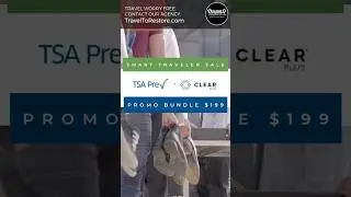 Clear + TSA Precheck Bundle #travel #airport #flying