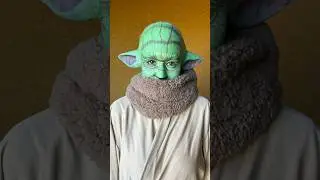 #BabyYoda Makeup Transformation for #Halloween