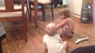 Kids playing))