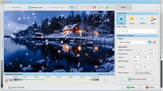 Realistic Falling Snow Animation – How to Add Snow Effect to Pictures & Videos