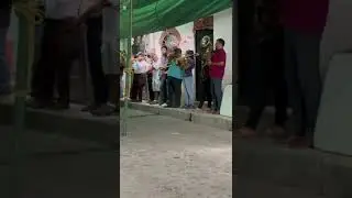 Banda de música en festividad religiosa. Tlayacapan Morelos