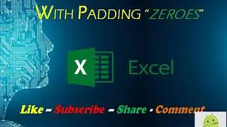 Preceding Zeros in Excel
