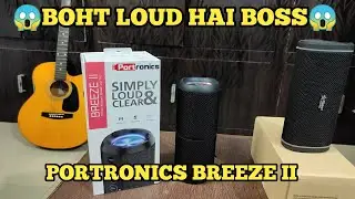PORTRONICS BREEZE 2 BLUETOOTH SPEAKER || BEST SPEAKER