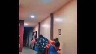 Lady gets crushed playing musical chairs 🪑😮. 
