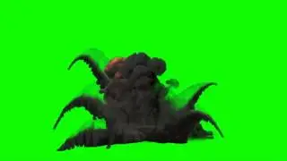 Green Screen volcano