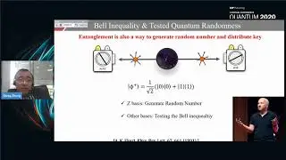 Invited Talk with Qiang Zhang - Bell test and device independent quantum information processing