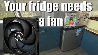 Fridge fan install - DIY