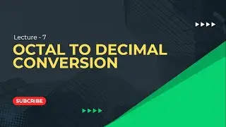 Octal to Decimal Conversion with example