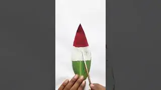 Easy Independence Day Art | leaf art | Independence day #shorts #viral