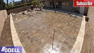 Paver Patio Installation! Kicked off JOB! part 5