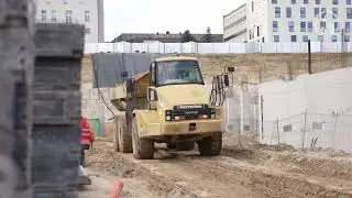 Budowa Kompleksu kliniczno-dydaktyczno-badawczego PUM. Stan na kwiecień 2024