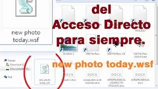 Eliminar Virus del Acceso Directo 