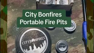 City Bonfires Portable Fire Pits Full Size and Mini Size