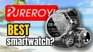 PUREROYI Smart Watch   A Military Tactical Fitness Watch with Bluetooth Call and Message Notificatio