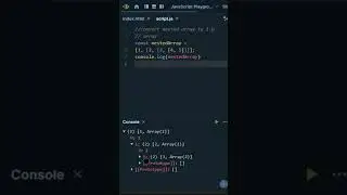 JavaScript Tricks | Flattening Nested Arrays | #shorts #codingshorts