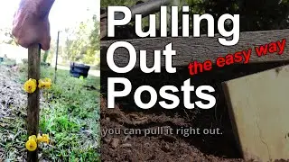 Easiest Way to Remove Fence Posts Using Simple Tools