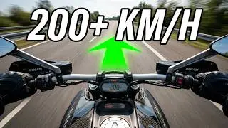 Ducati Diavel Carbon 200+ km/h ride #termignoni