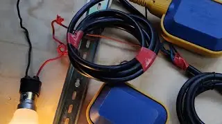 2 float switches wiring practically (upper tank and ground tank)