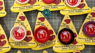 Playdoh Cards Pizza Slice Cricut tutorial Easy DIY Canva