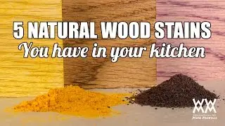 5 Weird Wood Staining Techniques. Natural Wood Coloring Hacks That Really Work.